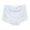 White, variant on Fesfesfes Thongs For Women Solid Color High Waisted Mesh Breathable And Lace Hollow Underwear Panties