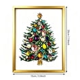 thumbnail image 2 of DIY Christmas Jewelry Tree Art Kit, Decorative Holiday Craft Set, Handmade Tree Ornament Project for Adults Beginners, Tabletop Shelf Desk and Home Christmas Decor, 2 of 5
