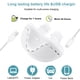 thumbnail image 5 of Mujeres hombres 3 modos eléctrico anti ronquido dispositivo silicona consejos usb recargable snore stopper narra expansor noche herramienta de dormir blanco Jumpingount CE001443-02B, 5 of 7