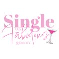 thumbnail image 2 of Women's Sex and the City Single and Fabulous Cosmo  Graphic Tee White Medium, 2 of 4