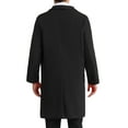 thumbnail image 3 of INSPIRE CHIC Winter Coats for Men's Notched Collar Double Breasted Long Trench Coat, 3 of 6