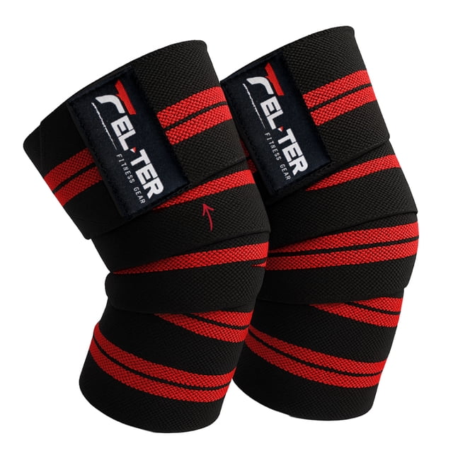 Vendas Para Rodillas FELTER SPORTS Lineas / Rojo