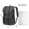 thumbnail image 2 of KAUKKO Mochila de viaje para computadora portátil, mochila para exteriores para computadora portátil de 15.6 pulgadas (18-Verde ) KAUKKO EP5-18-army green, 2 of 5