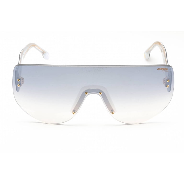 Carrera Grey Mirrorshade Silver Shield Unisex Sunglasses FLAGLAB 