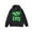 Black, variant on Boys Hoodies For Street Dance Comfortable Knit Pullover Sweatshirt With Reflective Print Long Sleeve Casual Wear