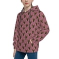 thumbnail image 2 of Lsque German Shepherd Dog Patten Youth Hoodie Sweatshirt Pullover with Kangaroo Pocket Boys and Girls Hoodie Warm Hoodie for Kids-Small, 2 of 6