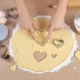 thumbnail image 4 of Juego de cortadores de galletas BakingWorld Heart, 5 unidades, acero inoxidable, 4 of 4