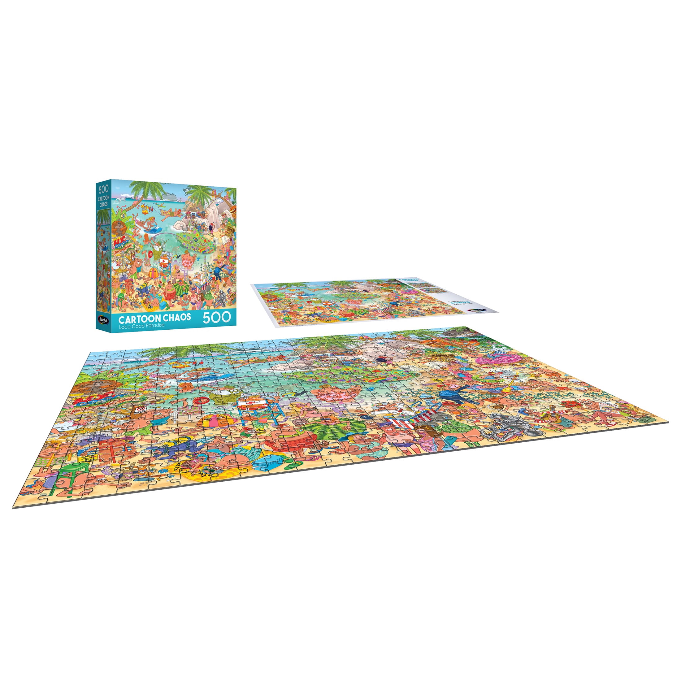 Cartoon Chaos 500pc - LOCO COCO PARADISE