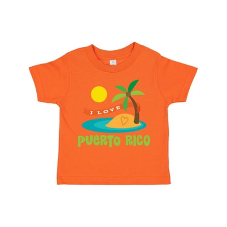 

Inktastic I Love Puerto Rico Boys or Girls Toddler T-Shirt