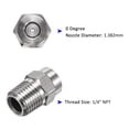 thumbnail image 4 of 2pcs 0 Degree Surface Clean Tips 1.382mm Dia. 1/4" NPT Male Stainless Steel with Sealing Tape, 4 of 7