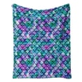 thumbnail image 2 of SDJMa Mermaid Throw Blanket,Flannel Fleece Blanket,Soft Cozy Fuzzy Comfy Warm Cute Lightweight Blanket for Girl,Kid,Toddler,Baby-ombre Microfiber Blanket for Couch,Bed,Sofa,80" x 60", 2 of 9