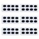 thumbnail image 5 of 24 Pares de Almohadillas Adhesivas para La Nariz de Los Anteojos Salvador Almohadilla nasal para anteojos Negro 1,0mm 10 mm, 5 of 8