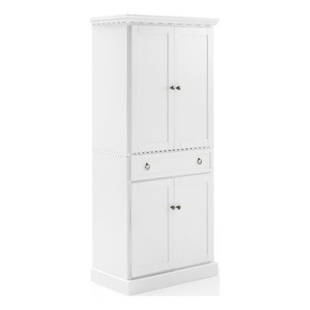 Crosley Furniture Winston Traditional MDF Particle Board Storage Pantry ...