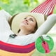 thumbnail image 4 of Xihbxyly Hamaca de Jardín, Cómoda Hamaca de Tela, Correas para Árboles Incluidas, Resistente, Soporta Hasta 300 Kg, Bolsa de Viaje Portátil Incluida, Ideal para Acampar y Relajarse, Ideal para Entusi, 4 of 5