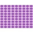 thumbnail image 1 of Ahgly Company Machine Washable Indoor Rectangle Transitional Crimson Purple Area Rugs, 2' x 3', 1 of 7