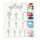 thumbnail image 2 of Moldes Letras Para Galleta Cortadores Marcadores 100 pcs, 2 of 5