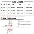thumbnail image 3 of Odeerbi Sexy Two Piece G-Strings Bikini Set for Women High Cut Swimsuit Halter Triangle Beachwear Bathing Suit Fashion Casual High Waist Slim Soft Binding Swimwear Sets Pink, 3 of 7