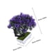 thumbnail image 2 of unbranded Planta Artificial En Maceta Púrpura Bonsái Para Interior Con Material PP Y Plástico, 2 of 6