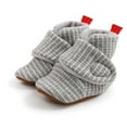 thumbnail image 5 of MEZZALL Baby Booties Winter Warm Striped Boots For Soft Sole First Walkers Shoes Cozy Comfortable Toddler Footwear Cozy Footwear, 5 of 8