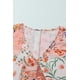 thumbnail image 3 of ABPHQTO Blusa de mujer con escote en pico y diseño de patchwork con estampado floral multicolor, 3 of 5