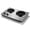 Silver, variant on Coklai 1800W Portable Double Burner Hot Plate, Stainless Steel Countertop Electric Cooktop, Easy-to-Clean Silver Design, 2026 Version 24-month warranty