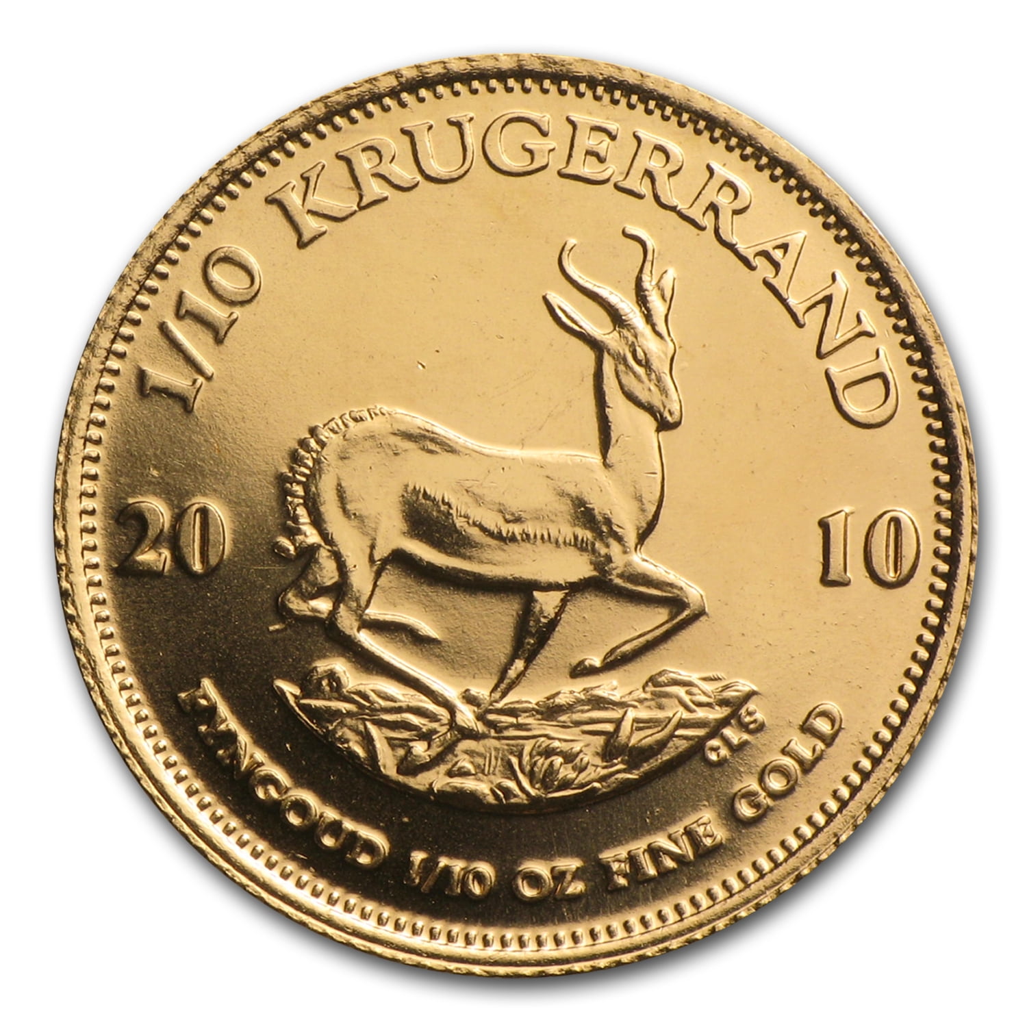 South African Mint 2010 South Africa 1/10 oz Gold Krugerrand