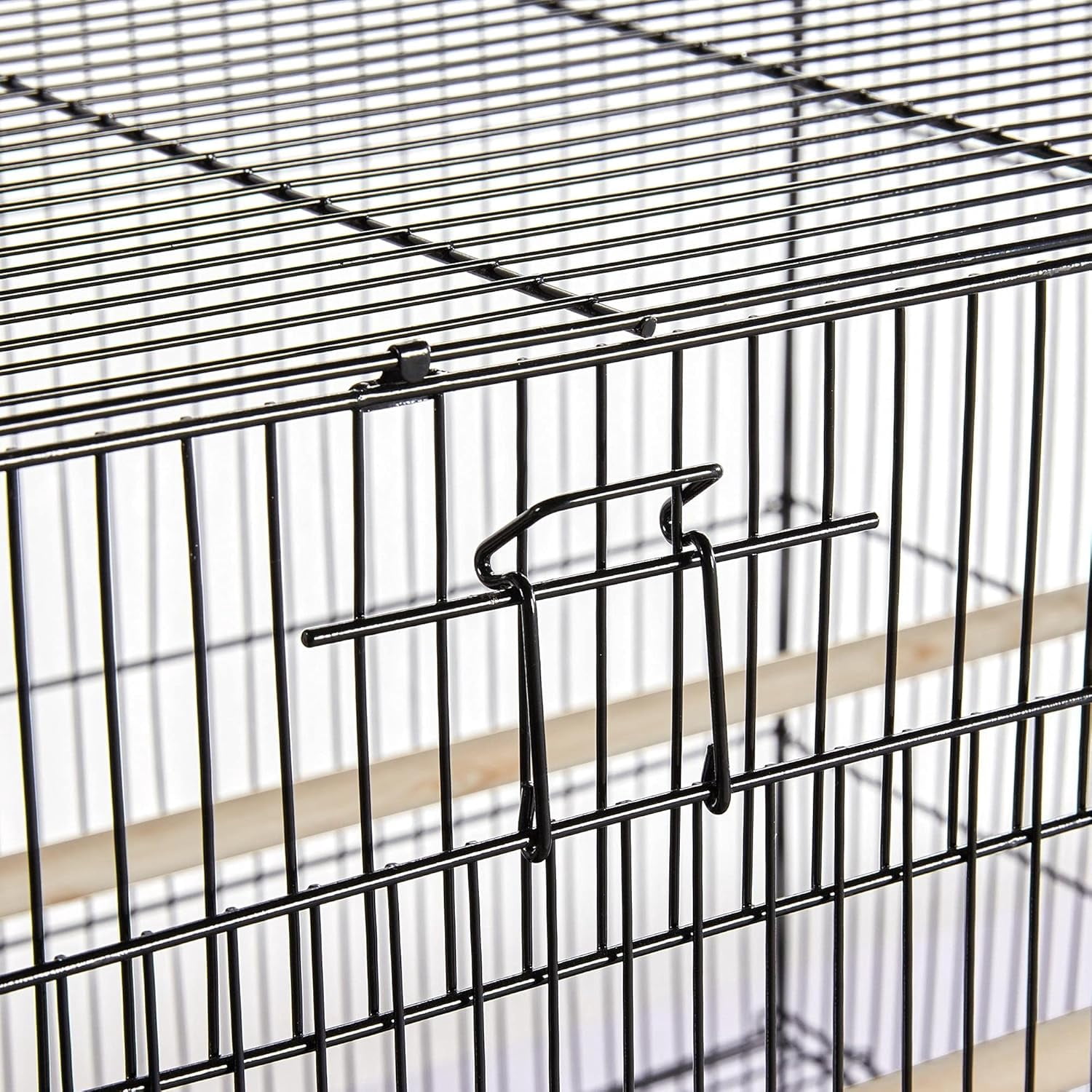 WSWJY Pet Products Stackable Rectangle Flight Bird Cages for Small Birds Parrots Parakeets Cockatiels Conures Budgies Lovebirds Canaries Finches w/Slide-Out Tray