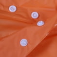thumbnail image 3 of Adults Raincoat Loose Soft Waterproof Reusable Portable Rain Coat for Travel Hiking Orange Grey, 3 of 3