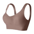 thumbnail image 5 of Seamless Full Coverage Lift Bra for Everyday Wear – Wireless V Shaping Underwear Providing Comfortable Full Bust Support and Gentle All Day Fit, M, Light Purple, 5 of 5