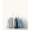 thumbnail image 2 of Galerie Wallcoverings  Miniatures 3 Polka Dot Leaf Design Vinyl on Non-woven Matte Wallpaper Roll 33 feet x 21 inches - Blue, 2 of 5