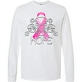 thumbnail image 3 of Inktastic Hope Pink Ribbon Breast Cancer Awareness Long Sleeve T-Shirt, 3 of 5