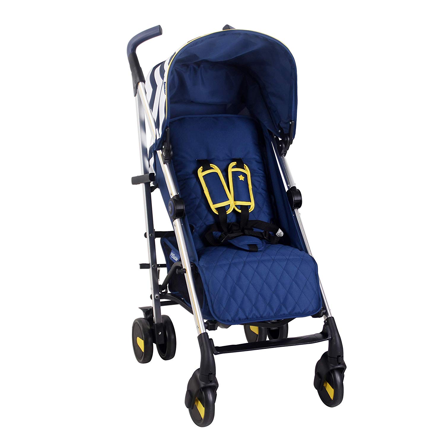 my babiie stroller blue chevron