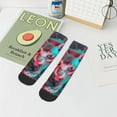 thumbnail image 5 of Salouo Psychedelic Hairless Cat Pattern Unisex Middle Tube Socks,Middle-Finger Knee High Socks Over The Calf Tube Stocking Crew Stockings for Women and Men Tube Socks, 5 of 8