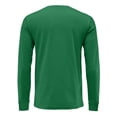 thumbnail image 5 of Men Long Sleeve V Neck Pullover Shirt Lightweight Regular Fit Soft Fabric Plain Basic Top for Daily Wear, 5 of 6