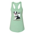 thumbnail image 2 of If It's Not an Australian Shepherd It's Just a Dog Gift | Womens Dog Lover Jersey Racerback Tank Top, Mint, Large, 2 of 3