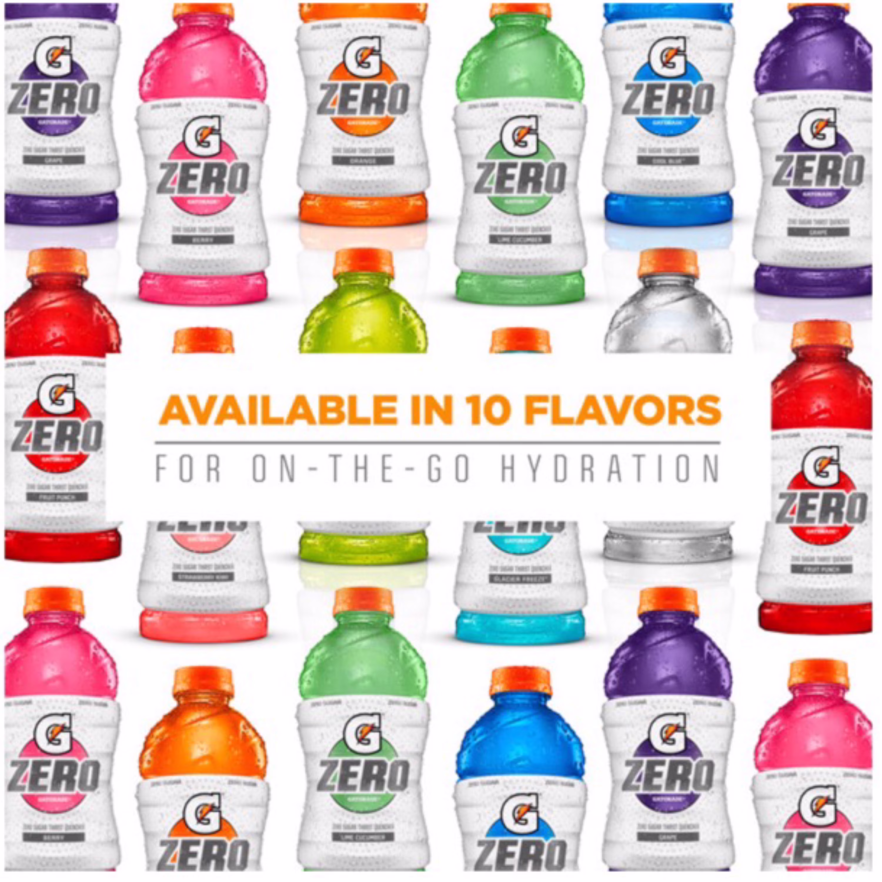 thumbnail image 5 of Gatorade G Zero Sugar Orange Thirst Quencher Sports Drink, 28 oz Bottle, 5 of 5
