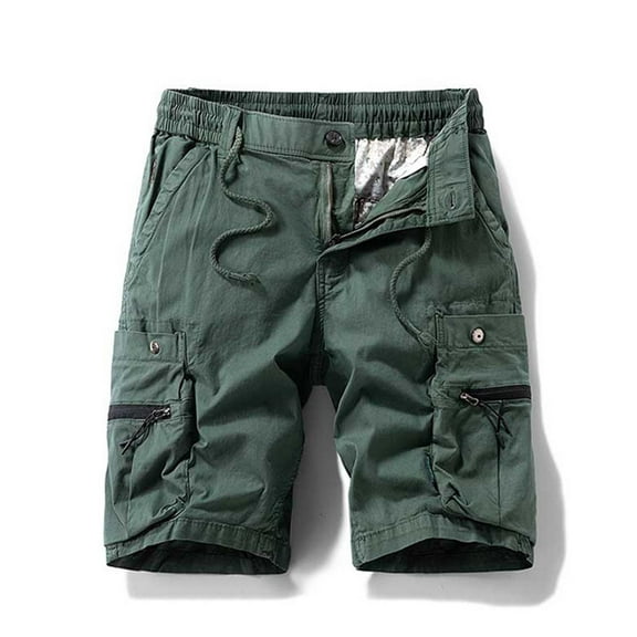 Mingw Mens Shorts Men's Cotton Casual Multi Pocket Outdoor Camouflage Shorts Twill Camo Cargo Shorts