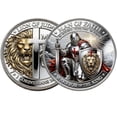 thumbnail image 2 of Inspiring Double Sided Memorial Coin for Collectors, Nostalgic Commemorative Token & Religious Art featuring 1.6 Inch Design for Coin Enthusiasts, 2 of 5