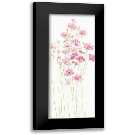Swatland, Sally 8x14 Black Modern Framed Museum Art Print Titled - Pretty in Pink I