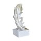 thumbnail image 3 of Estatua de plumas de resina, figura decorativa de colección, figura única y versátil. Blanco 95x82x21cm, 3 of 9