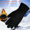thumbnail image 3 of TELOLY 2026 New Winter Gloves -30°F Cold Proof Deerskin Suede Leather Insulated Water-Resistant Windproof Thermal Glove for Driving Hiking Snow Work in Cold Weather, 3 of 7