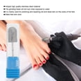thumbnail image 3 of Cabezal De Pulido De Uñas De Acero Inoxidable, Broca De Uñas De Dureza Fuerte, Ligero Para Exfoliación Y Eliminación De La Piel Muerta De Los Pies, 3 of 7