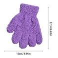 thumbnail image 3 of Karoyedx Gloves for Cold Weather Kids Winter Gloves For Boys Girls Children Full Fingers Stretchy Warm Mittens Purple Size,8-16 Years, 3 of 8