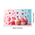 thumbnail image 3 of Heart Balloons Backdrop Background Wall Banner Valentines Day Party Decorations Romantic Celebration Event Decor Wedding Photography Prop, 3 of 4