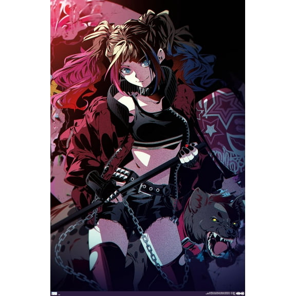 DC Comics - Harley Quinn Anime - Hyena Wall Poster, 22.375" x 34"