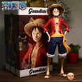 thumbnail image 1 of Figuras de acción de One Piece, Kits de juguetes MODELO DE Luffy sonriente, muñeco que cambia de cara de tres formas, 28cm3474, 1 of 5