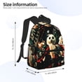 thumbnail image 2 of Goofa The Nightmare Before Christmas Pattern Casual Backpack – School Backpack Lightweight & Ergonomic Design, Water-Resistant, Spacious & Comfortable, Travel, 2 of 6