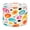 Color 2, variant on Drum Lamp Shade Abstract Black Brushstroke White Lampshade for Table Lamps Floor Lamps Pendant Light 13"x13"x10" Replacement Linen Large Lamp Shade Easy Assembly