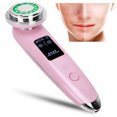 thumbnail image 3 of Máquina de cuidado facial, vibración de luz de color Apriete de estiramiento facial Máquina de cuidado facial Dispositivo masaje reafirmante facial para levantamiento cara Reducción arrugas(Rosado) Unbranded 1412200070612, 3 of 7