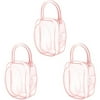 LANEYLI Pacifier Case Pacifier Holder Binky Holder Case Pacifier Box for Diaper Bag Home Travel Outdoor Activities 3 Pack Pink